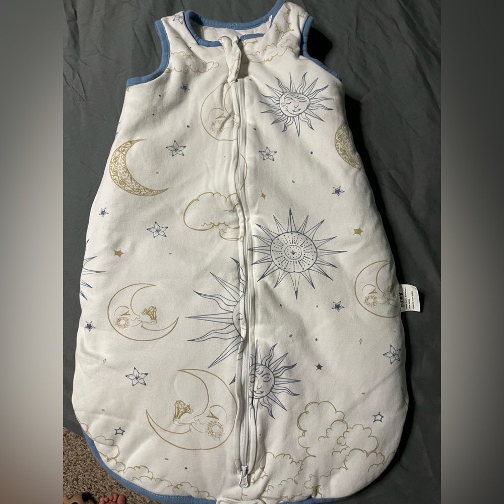 White and Gold Sleep Sacks with Celestial Design